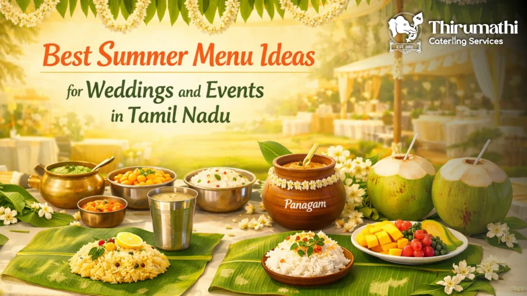 Best Summer Menu Ideas for Weddings and Events in Tamil Nadu